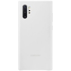 Husa Piele Samsung Galaxy Note 10+ N975 / Note 10+ 5G N976, Leather Cover, Alba EF-VN975LWEGWW foto