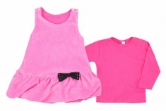 Set 2 piese rochie si bluza pentru fete Koala 3882-R, Roz foto