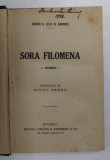 SORA FILOMENA - roman de EDMOND SI JULES DE GONCOURT , 1926