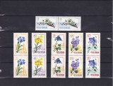 ROMANIA 1967 LP 649 FLORA CARPATINA PERECHE MNH