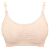 Medela Nursing &amp; Pumping Bra Beige sutien pentru maternitate și alăptare 3 in 1 marimea XL 1 buc