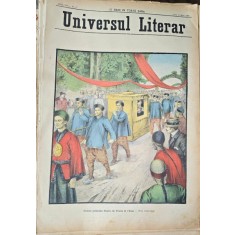 Revista Universul Literar nr.21/1898 pe coperta Sosirea printului Henric de Prusia in China