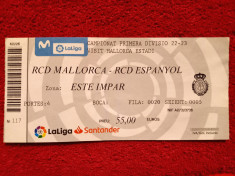 Bilet meci fotbal RCD MALLORCA - RCD ESPANYOL Barcelona (28.10.2022) foto