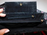 Poseta vintage piele sarpe, deosebita, esarfa noua, asortata, cadou