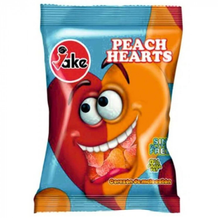 Jeleuri Peach Hearts Jake, 100 g