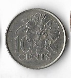 Moneda 10 cents 2005 - Trinidad Tobago, America Centrala si de Sud