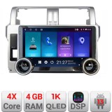 Navigatie Toyota Landcruiser J150 Prado 2014-2017 Kit-065 Edotec 4+64 10.5 inch Incell 1K android Wifi 5Ghz gps internet et GPS W