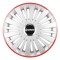 Set 4 Capace Roti, potrivite jantelor de R16, pentru Daewoo, model falcon argintiu cu rama rosie