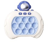 Cumpara ieftin Jucarie Pop It, model astronaut, antistres, 4 moduri de joc, pentru copii si adulti, albastru