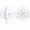 Set discuri frana Honda Jazz 3 (Ge, Jazz 4 (Gk ), 1.2 (GG1), 1.3 1 (GE6, GG3, GG6), 1.4, 1.3, 1.5, punte spate, 238x9, plin, DELPHI