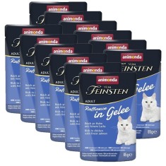 Animonda Vom Feinsten Raffinesse In Gelee pui ?i somon in jeleu 12 x 85 g foto