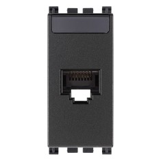 Priza RJ45 FTP Cat6 1M Vimar Arke gri antracit 19339.14