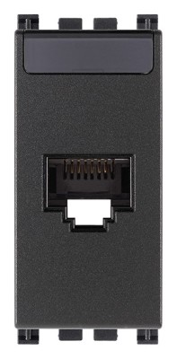 Priza RJ45 FTP Cat6 1M Vimar Arke gri antracit 19339.14 foto