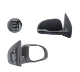Oglinda exterioara Hyundai I20 (Pb), 07.2012-12.2014, partea Dreapta, culoare sticla crom , sticla convexa, cu carcasa neagra, cu incalzire, ajustare