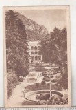 bnk cp Baile Herculane - Vedere din parc - uzata 1957 - Libraria noastra