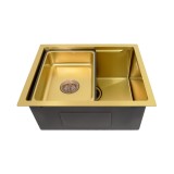 Chiuveta handmade SanDonna HD5040 Auriu, 50x40x23 cm