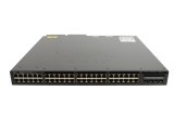 Switch Cisco WS-C3650-48FD-L cu 48 de porturi de 1 Gb PoE+, 2 porturi SFP+ de 10 Gb și 2 surse de alimentare