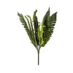 Planta decorativa artificiala, Feriga, 38 cm, Verde, ATU-089002