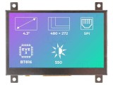 Afişaj TFT 4,3&quot; 480x272 LED 106,3x68x6,85mm EVE3