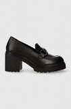 Marc O&#039;Polo pantofi de piele culoarea negru, cu toc drept, 30818033202134 MM2M3008