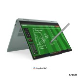 Laptop Lenovo IdeaPad 5 2-in-1 14AGP11 Ryzen AI 7 445, 14 OLED, 16GB DDR5, 1TB SSD, Radeon 840M, Fara OS, 3 ani Garantie