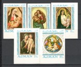 Ajman.1968 Posta aeriana-Pictura cu Fecioara Maria nedantelate DP.2