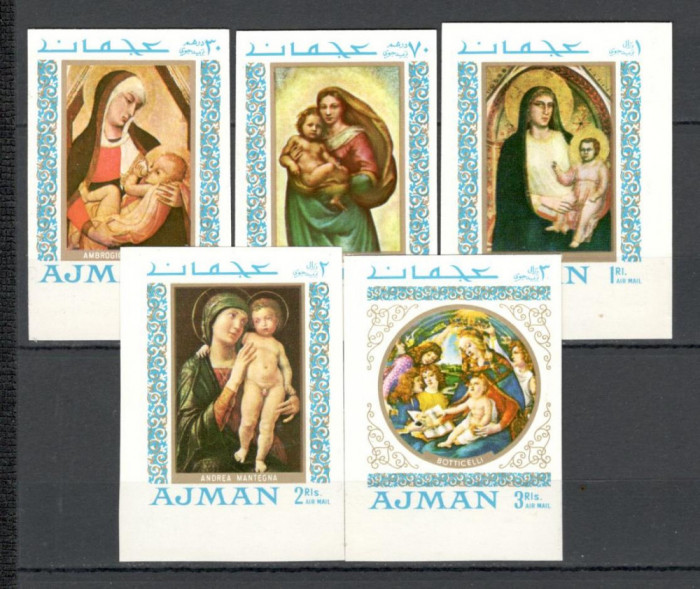 Ajman.1968 Posta aeriana:Pictura-ndt. GY.73