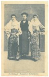 2345 - ETHNICS women, Romania - old postcard, CENSOR, PAR AVION - used - 1917