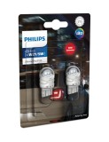 Set 2 becuri led auto Rosu W21/5W Philips Ultinon Pro3100 SL lampa frana / lampa spate