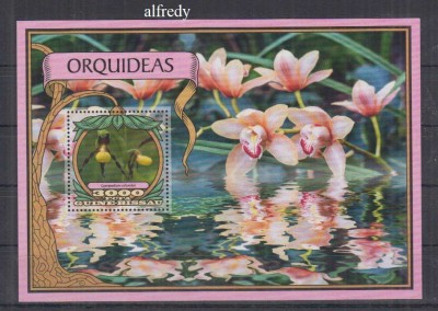 Guineea Bissau 2016, Flora, Orhidee, MNH foto