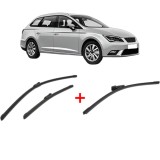 Cumpara ieftin Set 3 stergatoare SEAT LEON ST (5F8) 2012 - 2020, pentru parbriz si luneta, Bosch Aerotwin
