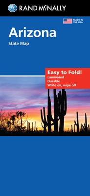Rand McNally Easy to Fold: Arizona State Laminated Map foto