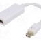 Cablu {{Tip cablu de conectare}}, HDMI soclu, mini DisplayPort mufa, 0.15m, {{Culoare izola&amp;#355;ie}}, AKYGA - AK-AD-38