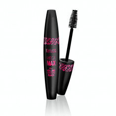 Mascara Mega Max Full Volume Shocking Eveline Black foto