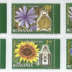 România, LP 1966/2013, Ceasul florilor I (uzuale), MNH