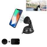 Suport auto magnetic pentru telefon, rotatie 360&deg;, prindere cu ventuza