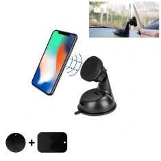 Suport magnetic auto pentru telefon (cu ventuza) foto