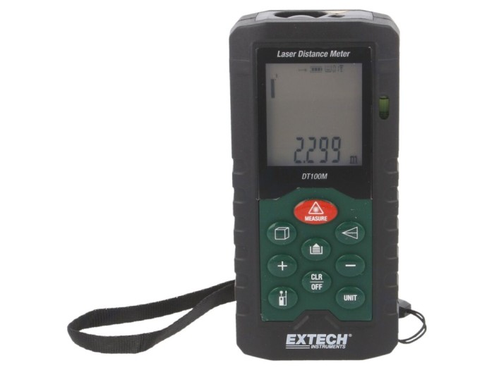 Telemetru LCD 100m &plusmn;2mm