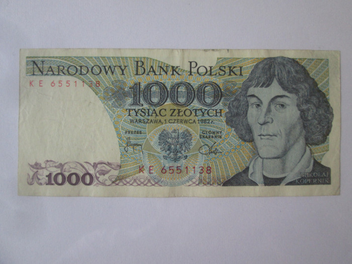 Polonia 1000 Zlotych/Zloți 1982