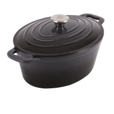 Oală din fontă tip roaster 4L &ndash; Carl Schmidt Sohn Xanten 061920, 27.5x21x11 cm, gri, pentru cuptor sau plită
