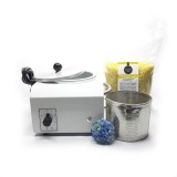 Decantor Ceara Epilat Profesional 1kg Total Pro Beauty + 1kg Ceara Gratuita. Incalzitor Ceara cu Termostat, Sita Inox, Made in Spain