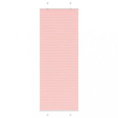 vidaXL Jaluzea plisată roz 80x200 cm Lățime țesătură 79,4cm poliester 4015462