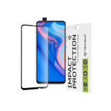 Folie Sticla pentru Huawei P Smart Z / Y9 Prime 2019 Techsuit 111D Full Cover / Full Glue Glass Negru