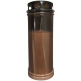 Set 3 Candele Decorative Class2 cu capac 2-3 zile 17x6cm CNN49281