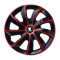 Set 4 Capace Roti 17 inchi, Stig Red, Compatibile Cu Skoda Nou Alb-Negru