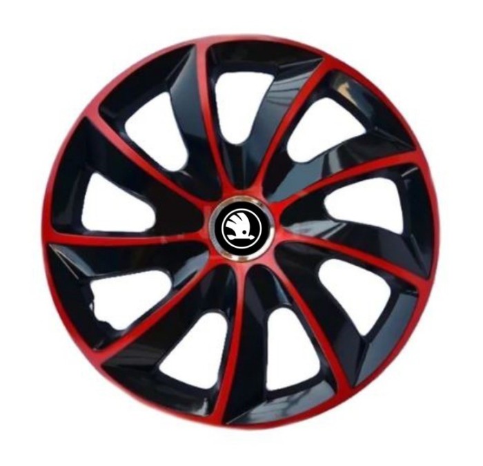 Set 4 capace roti Extra Stig Red R17 pentru gama auto Skoda Nou Verde
