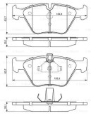 BOSCH 0 986 424 485 set placute frana disc