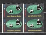 OLANDA 1984 - WWF. URS PANDA. BLOC DE 4 TIMBRE NESTAMPILATE, B6, Nestampilat