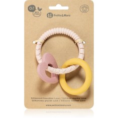 Petite&amp;Mars Silicone teether jucărie pentru dentiție Love 0 m+ 1 buc