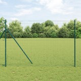 VidaXL Gard Euro Verde 1.6x10 m Oțel